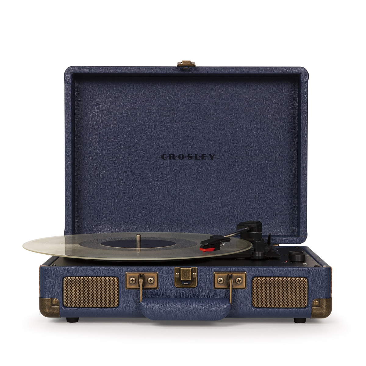 Imagem 0 de Gira-Discos portátil Crosley Cruiser Plus azul escuro