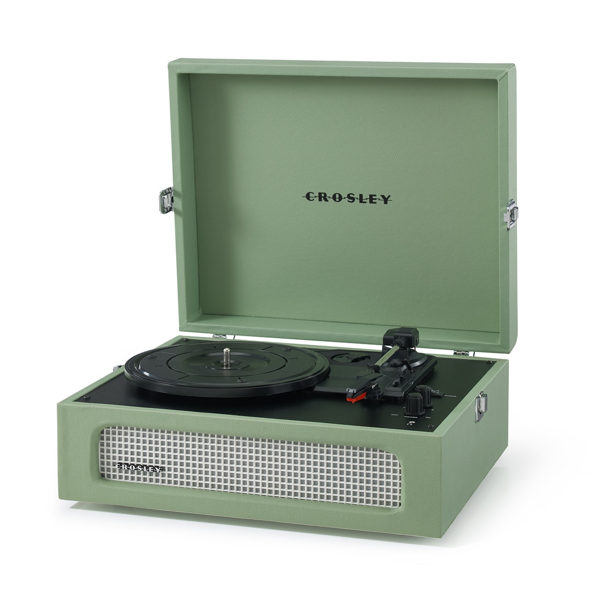 Tocadiscos Crosley Voyager verde claro 2