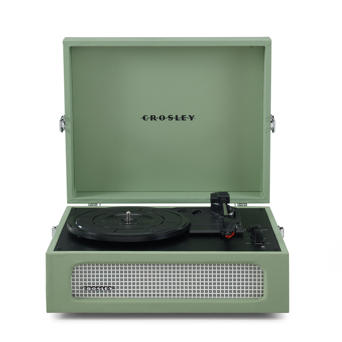 Tocadiscos Crosley Voyager verde claro 1