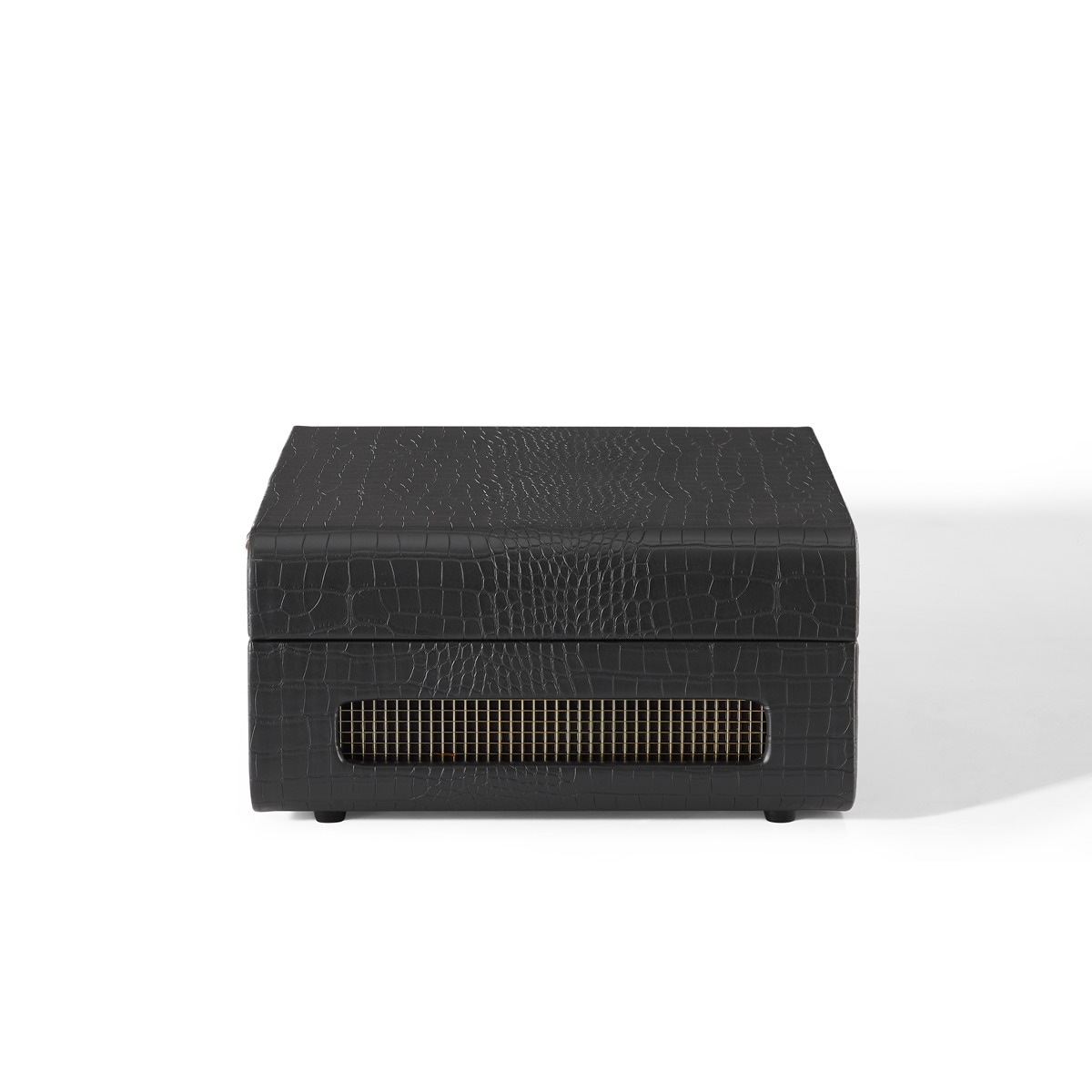 Tocadiscos Crosley Mercury acabado simil cocodrilo negro 4