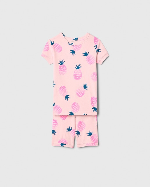 Imagen 0 de Conjunto de pijama de niña estampado de algodón