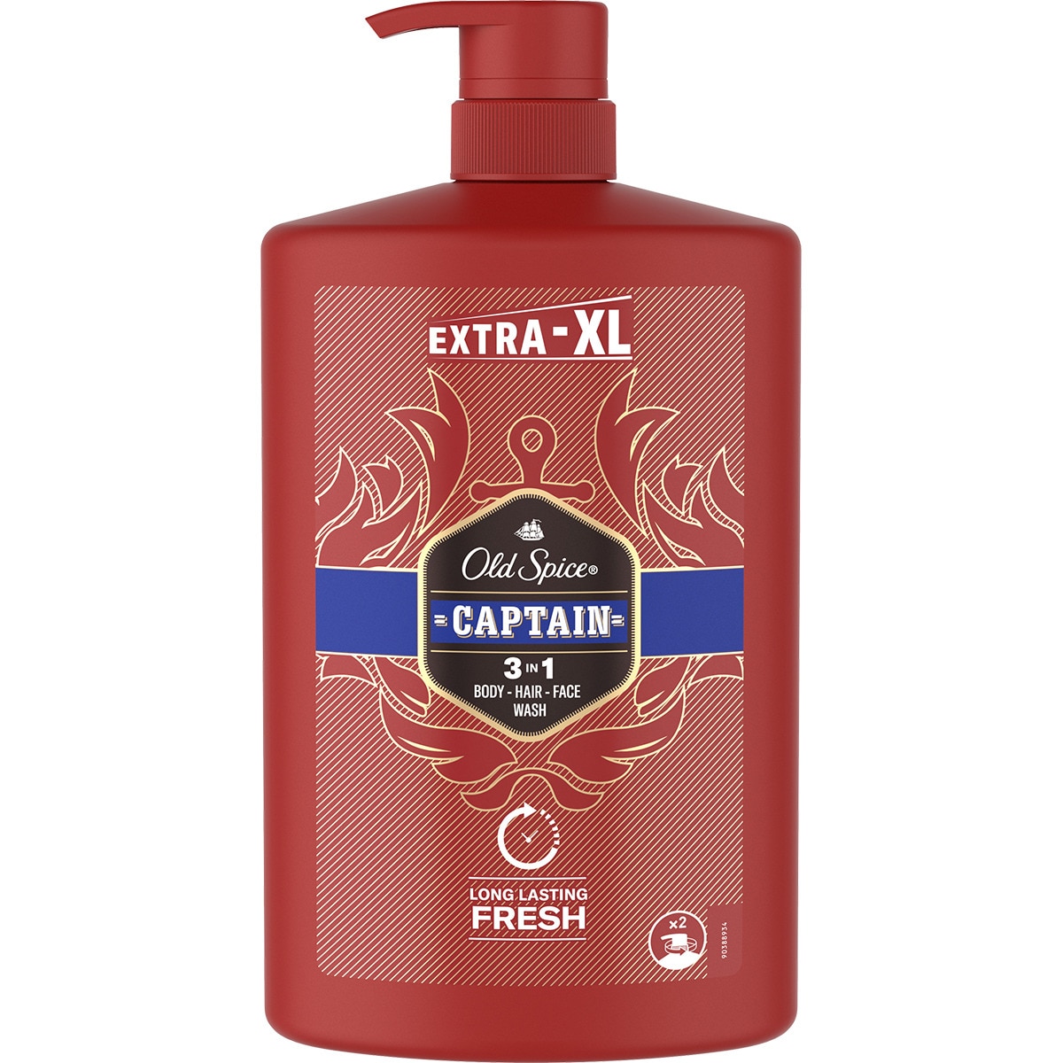 gel de baño 3 en 1 Captain dosificador 1 l
