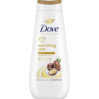 gel de baño Nourishing Care Aceite de Argán frasco 400 ml 0% sulfatos - Dove
