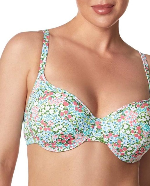 Imagen 0 de Sujetador de bikini Carey capacidad con copas y aros estampado