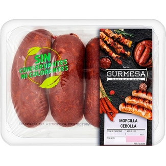 Morcela Pincho com Cebola  Peso Aproximado cuvete 420 g - Gurmesa