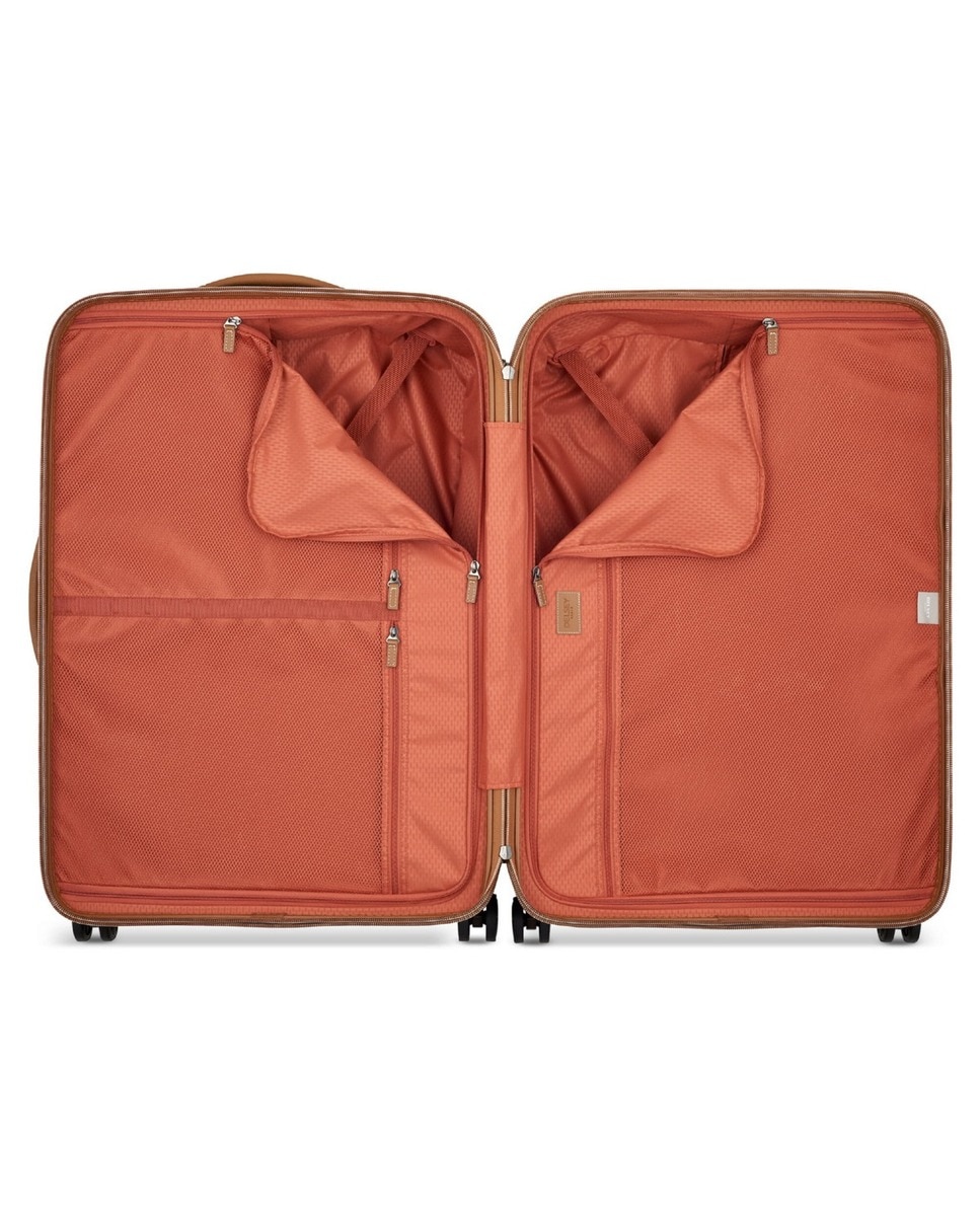 Mala De Viagem Bordo 4 Rodas Duplas Exp 69 Cm Castanho-3