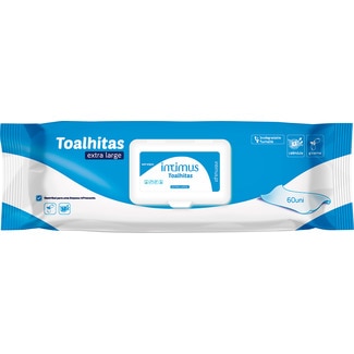 Toalhitas XL embalagem 60 unidades - Intimus