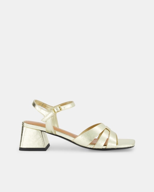 Imagen 0 de Sandalias tacón pala pasado mujer