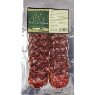 salchichón ibérico extra en lonchas envase 50 g - Delicias De Hurtada