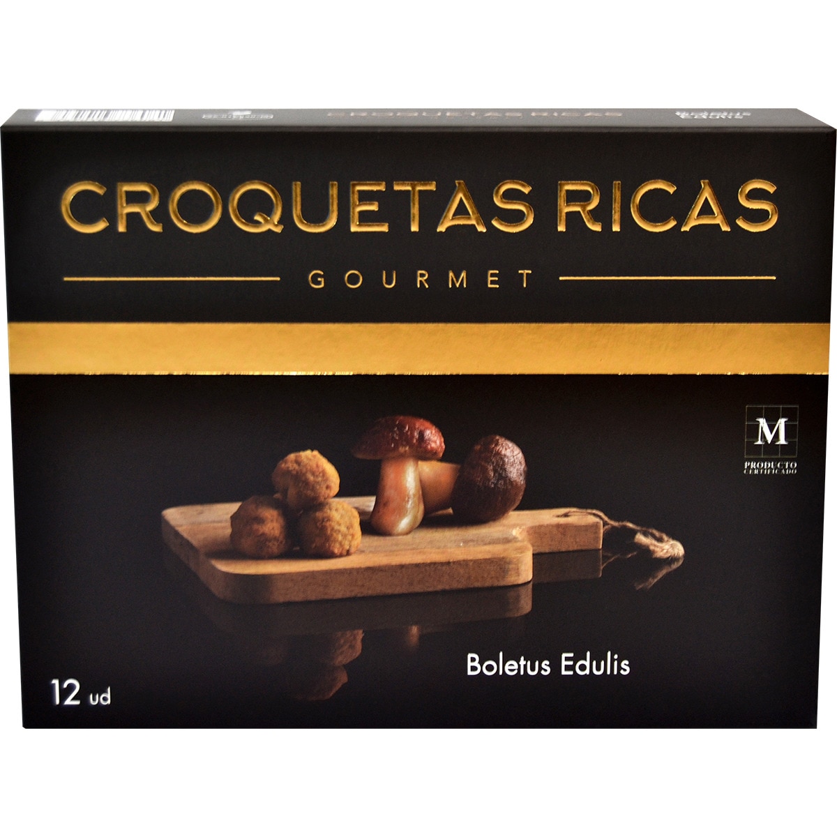 Gourmet croquetas de boletus edulis 100% caseras estuche 300 g