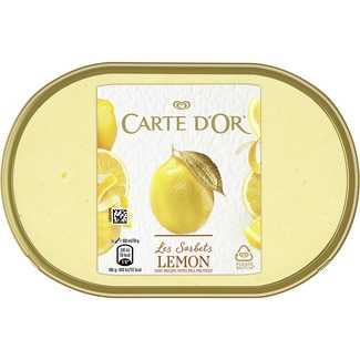 helado sorbete limón con zumo de limón tarrina 1 l - Carte D'or