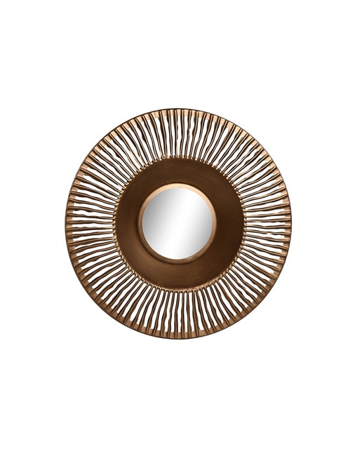 Imagen 0 de Espejo metal 50 x 6,5 x 50 cobrizo