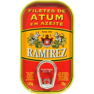Filetes de Atum em Azeite lata 120 g - Ramirez
