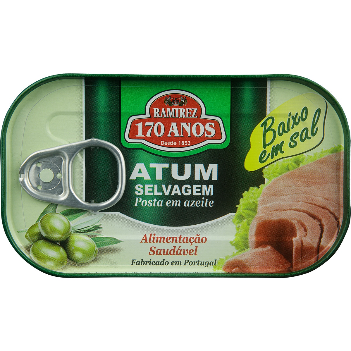 Atum Selvagem em Azeite Baixo em Sal lata 120 g