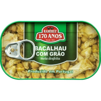 Bacalhau com Grão lata 120 g - Ramirez