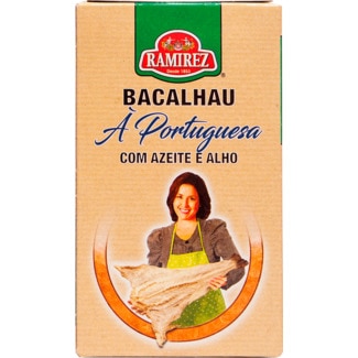 Bacalhau à Portuguesa com Azeite e Alho lata 120 g - Ramirez