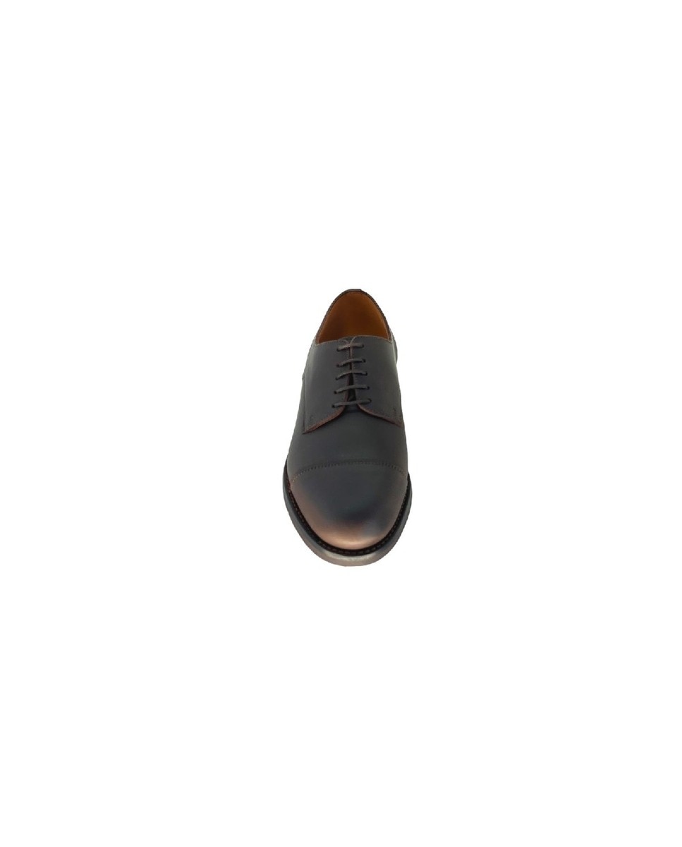 Sapato Derby Oxford em Pele Castanho 3