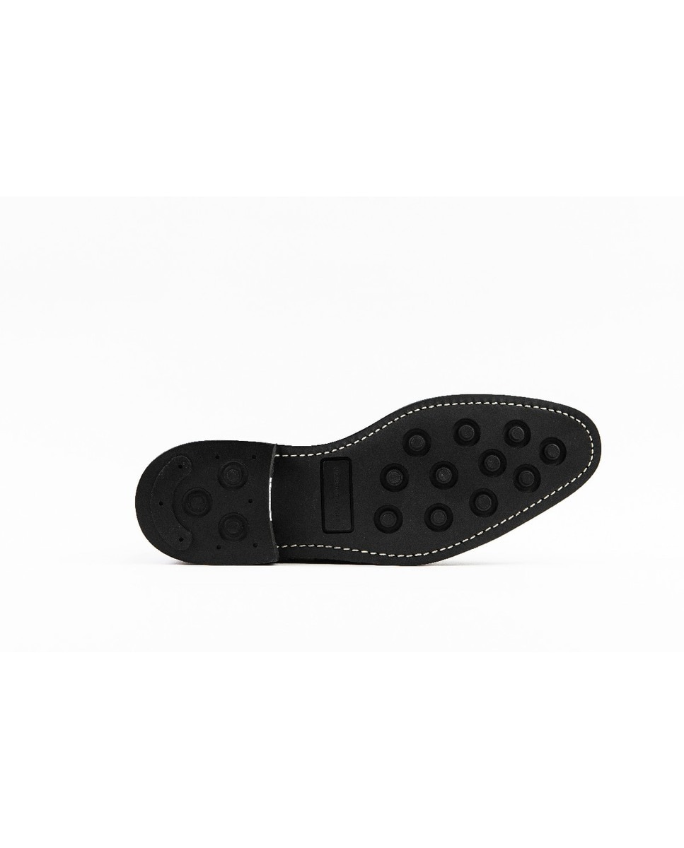 Sapato Derby Oxford em Pele Preto 6