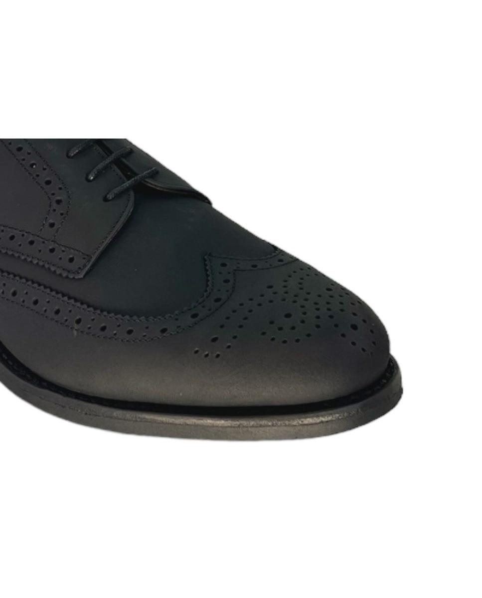Sapato Derby Oxford em Pele Preto 5