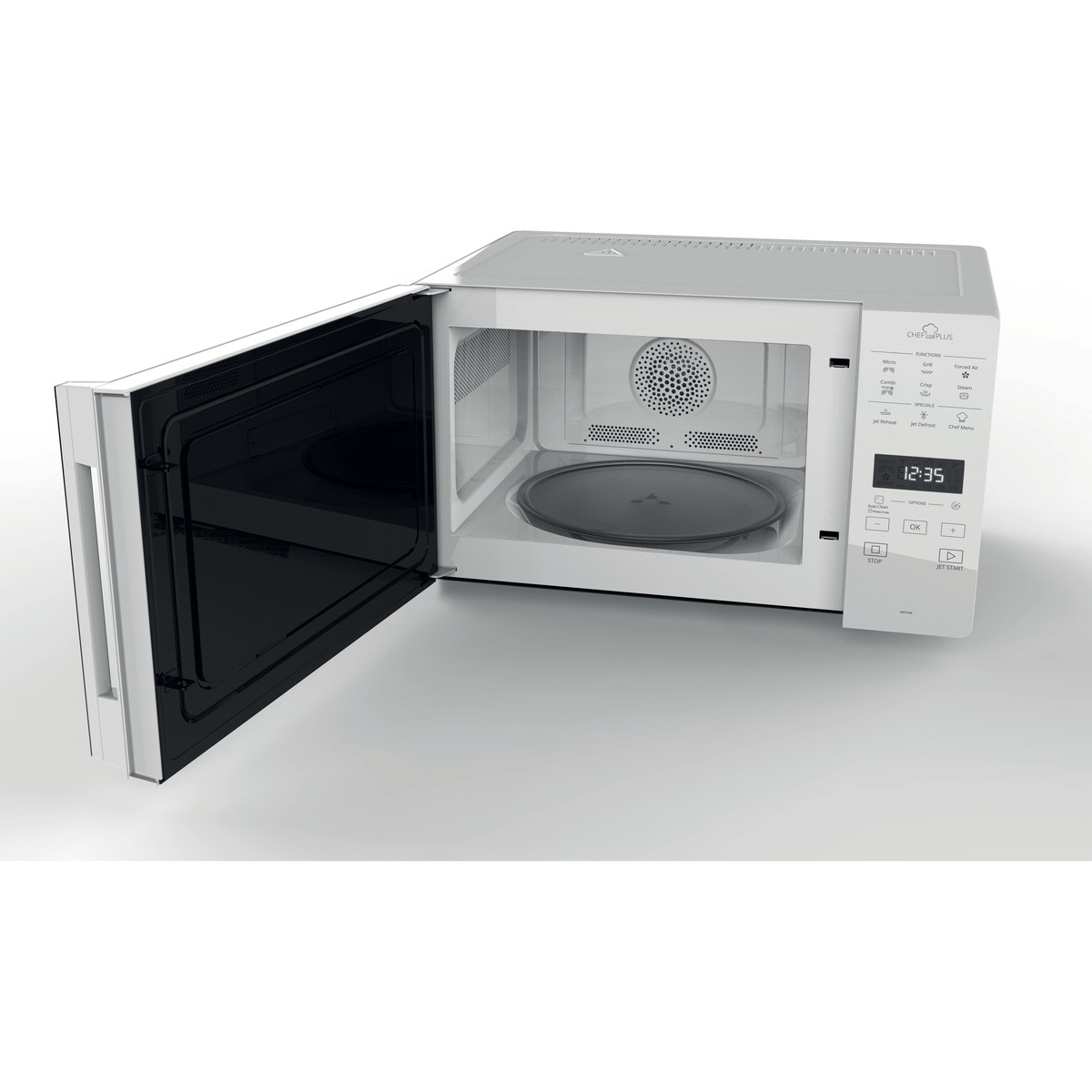 Microondas convección Whirlpool 25 litros y grill - MCP 349 WH Blanco-4