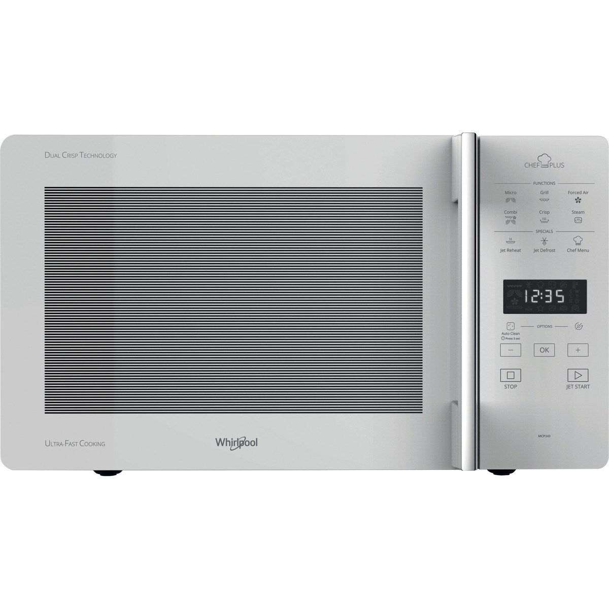 Microondas convección Whirlpool 25 litros y grill - MCP 349 WH Blanco-2
