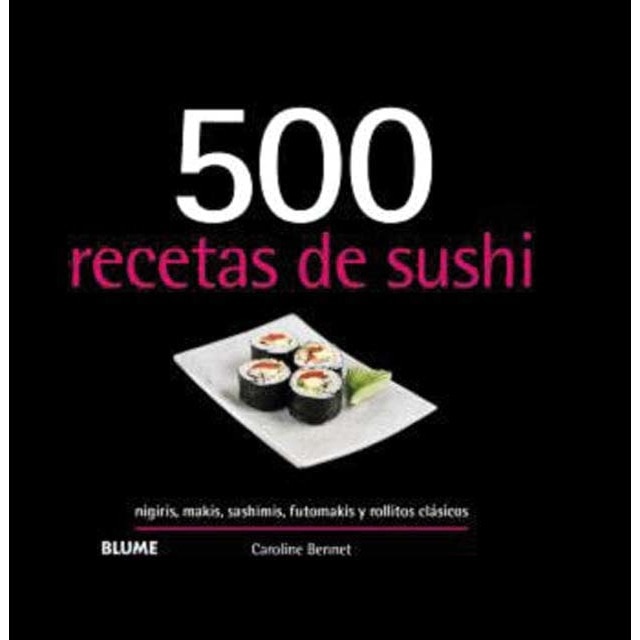 500 recetas de sushi (2024) (Capa mole com abas) 1