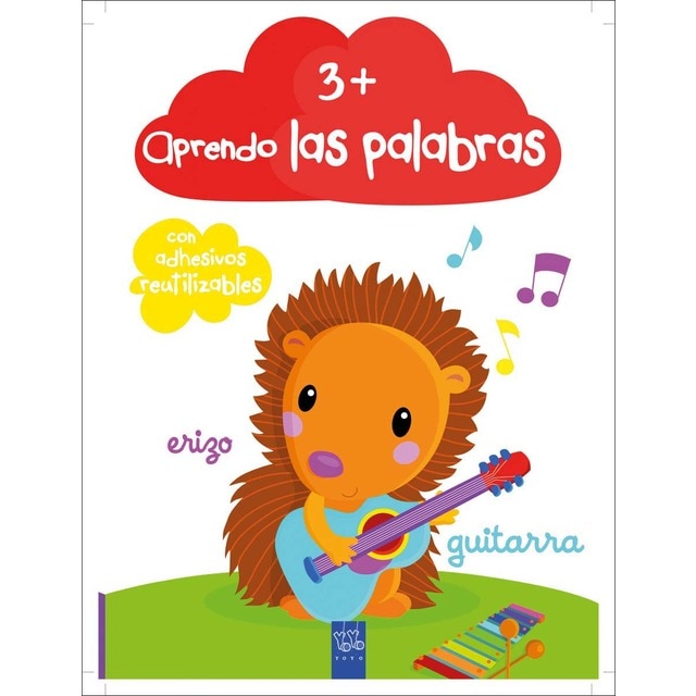 Imagem 0 de Aprendo las palabras +3: Con adhesivos reutilizablesº