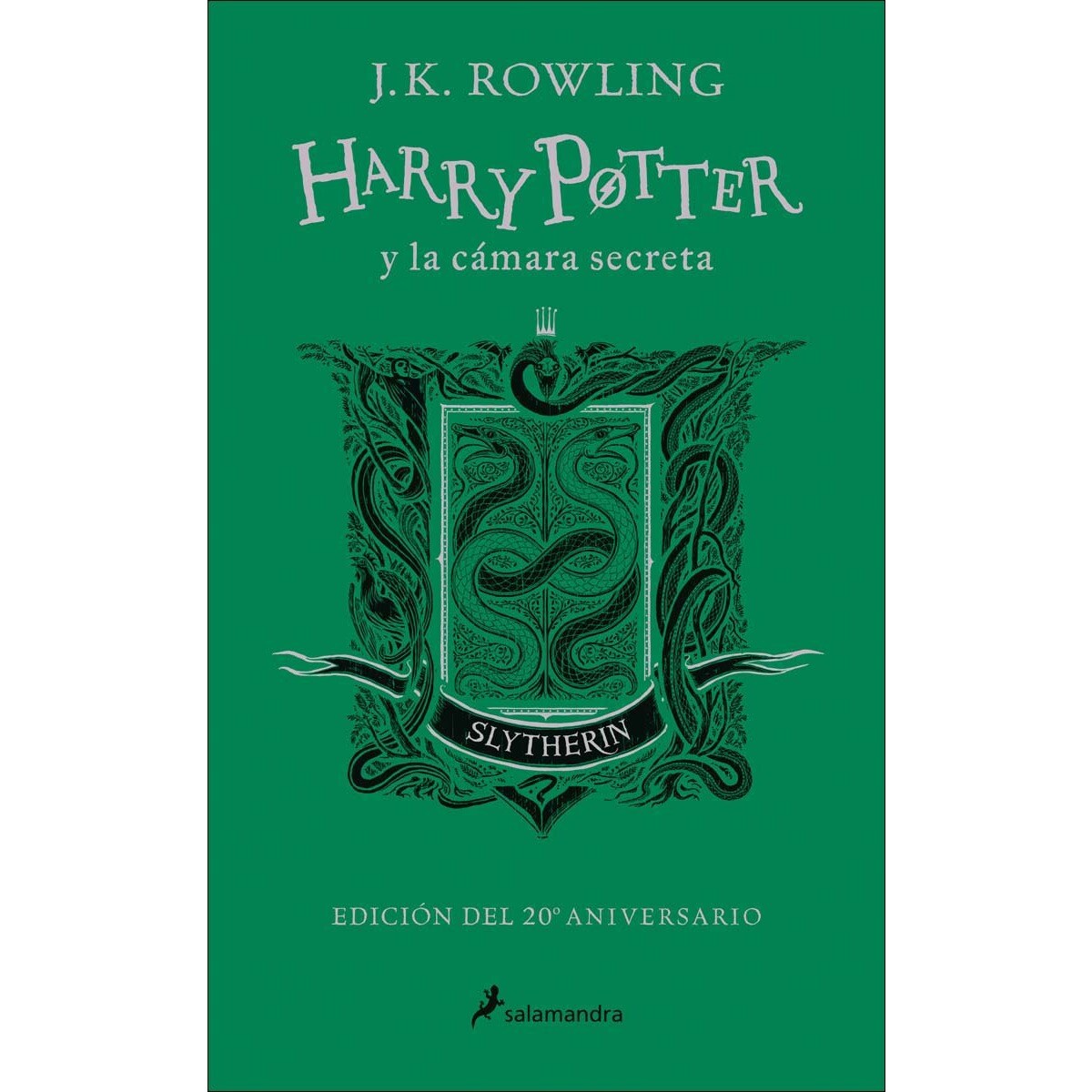 Harry Potter y la cámara secreta - Slytherin (Harry Potter [edición del 20º aniversario] 2): Verde  (Tapa dura) 1