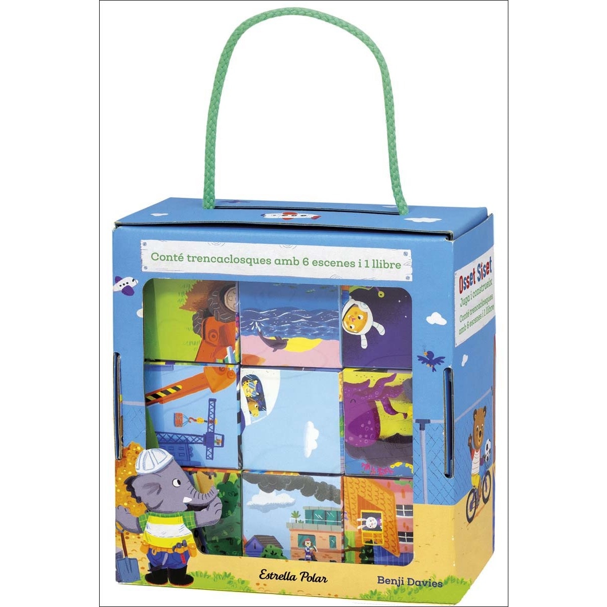Imagem 0 de Osset Siset. Juga i construeix: Conté trencaclosques amb 6 escenes i 1 llibre