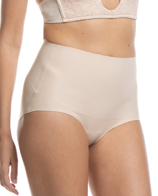Imagem 0 de Cueca Tipo Cinta Moldadora com Costuras Planas para Total Invisibilidade