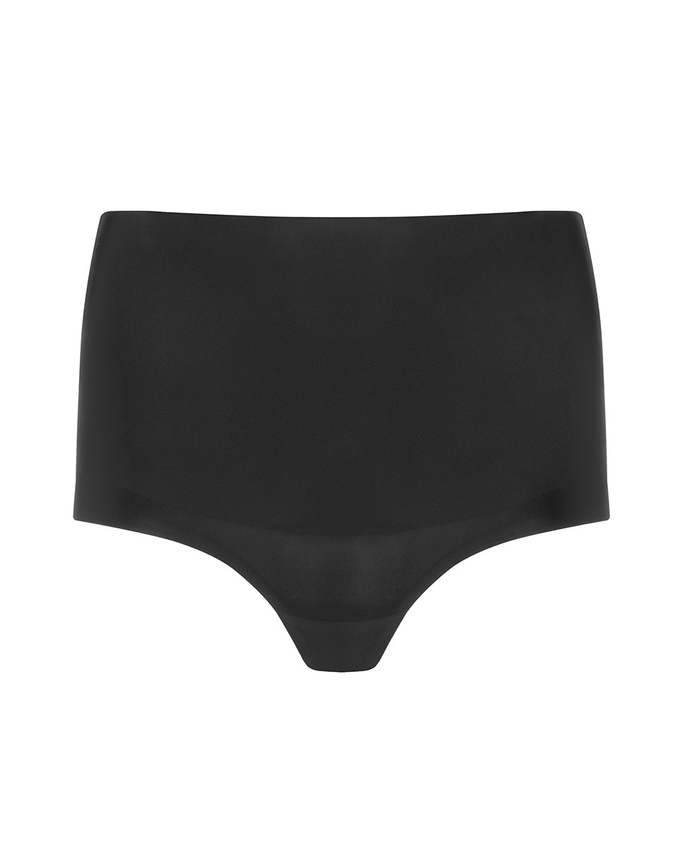 Cueca Tipo Cinta Moldadora com Costuras Planas para Total Invisibilidade Preto-3