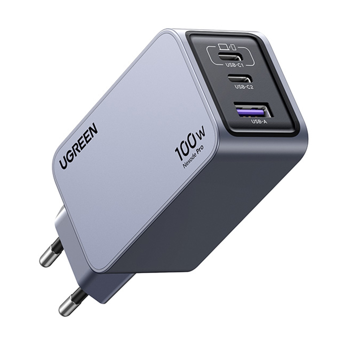 Imagen 0 de Cargador USB-C UGREEN Nexode Pro 100W GaN, 3 puertos con carga rápida