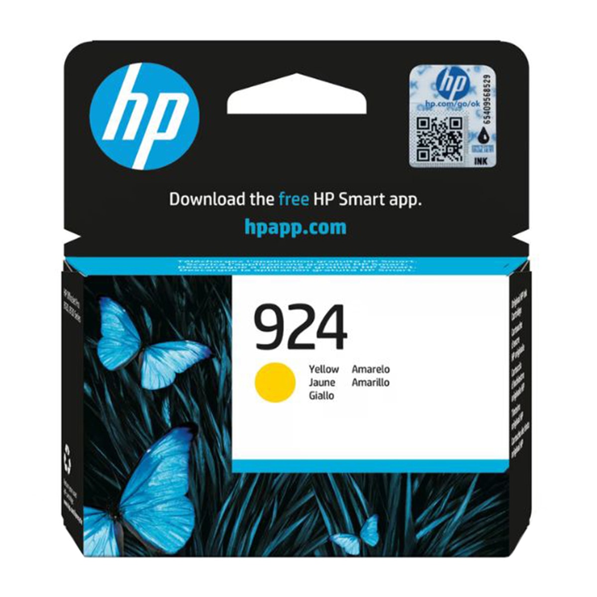 Imagen 0 de Cartucho de tinta original HP 924 amarillo (4K0U5NE)