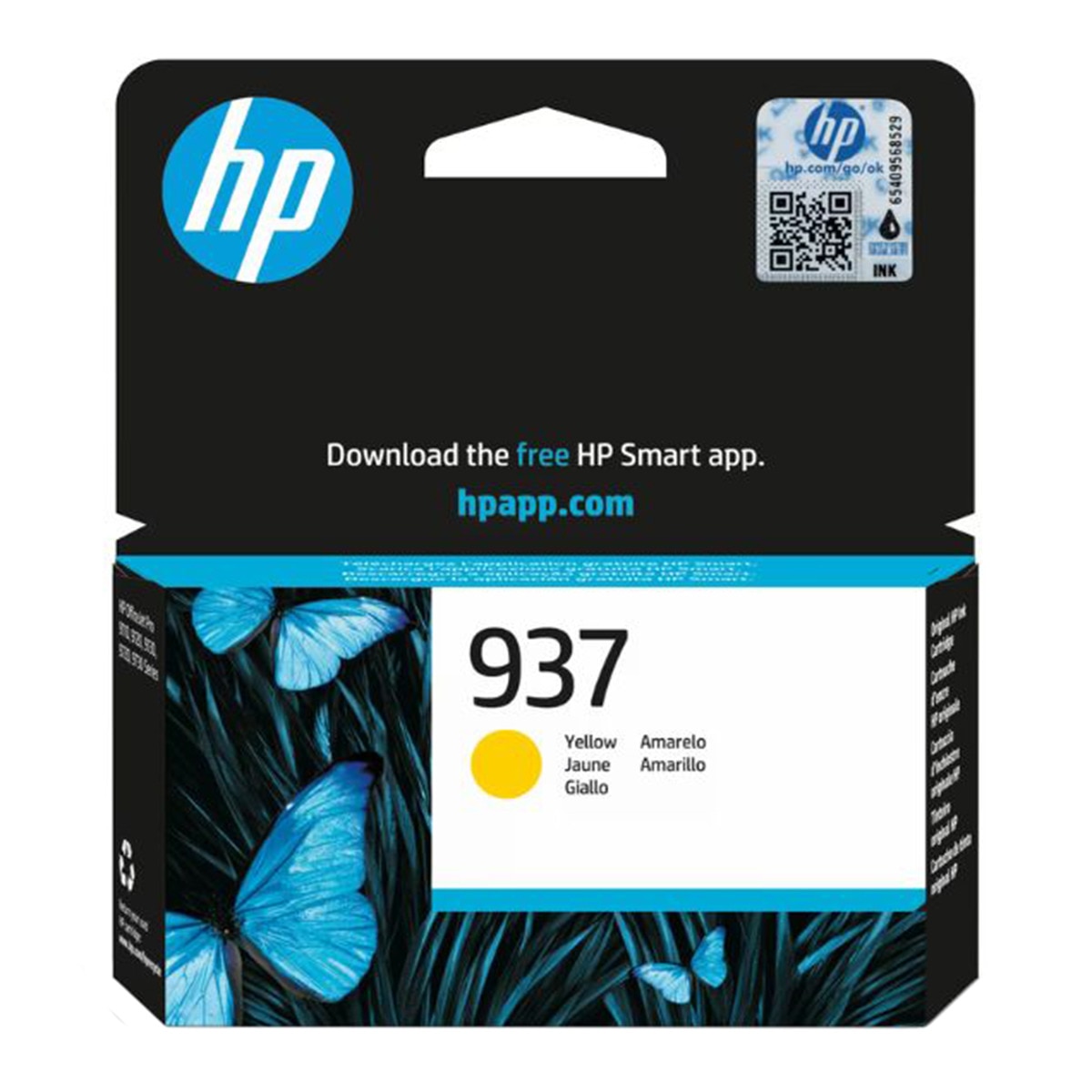 Tinteiro HP 937 - Amarelo (4S6W4NE) 1