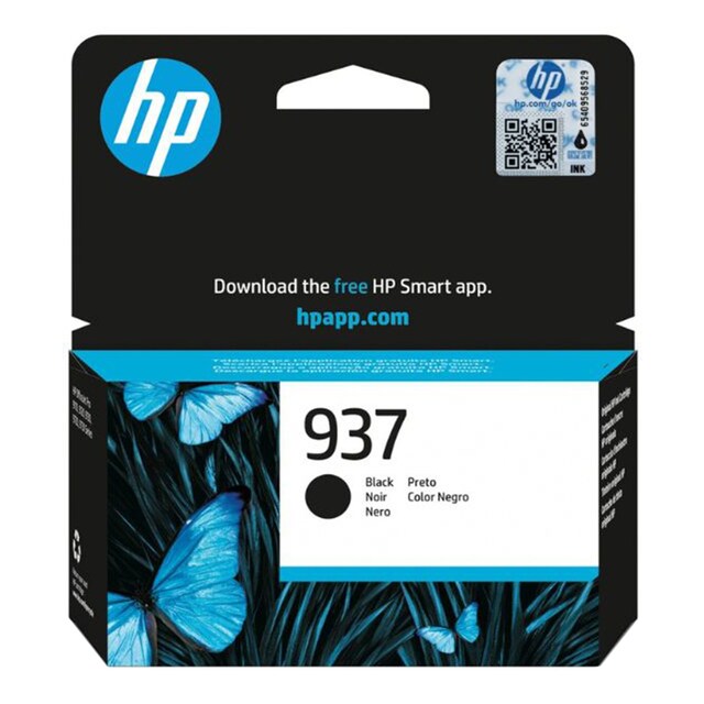 Imagen 0 de Cartucho de tinta original HP 937 negro (4S6W5NE)
