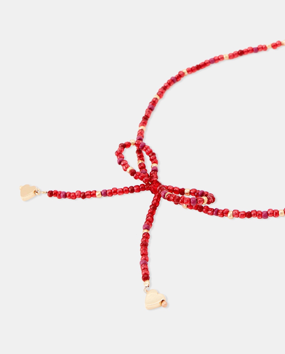 Colar com Laço 600 Vermelho-2