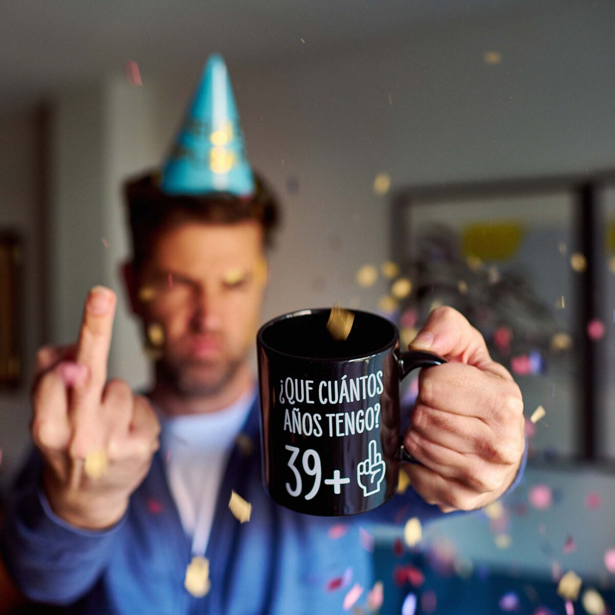 Caneca Miss Miserable para 40 Cumpleaños ¿Que Cuántos Años Tengo? 39+1 4