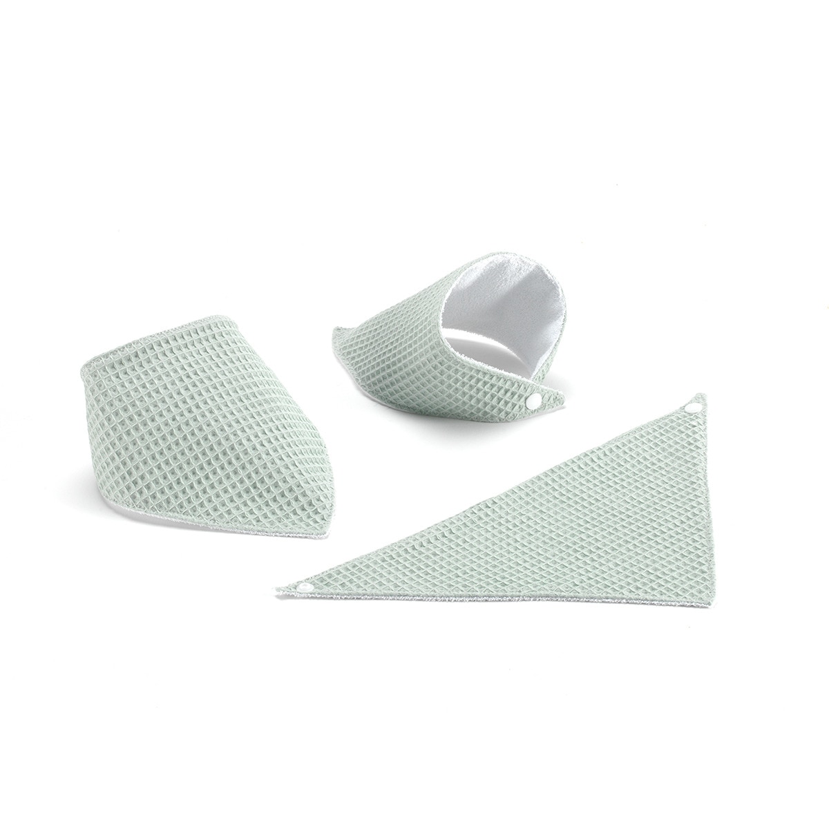 Imagen 0 de Pack de tres bandanas waffle Mint