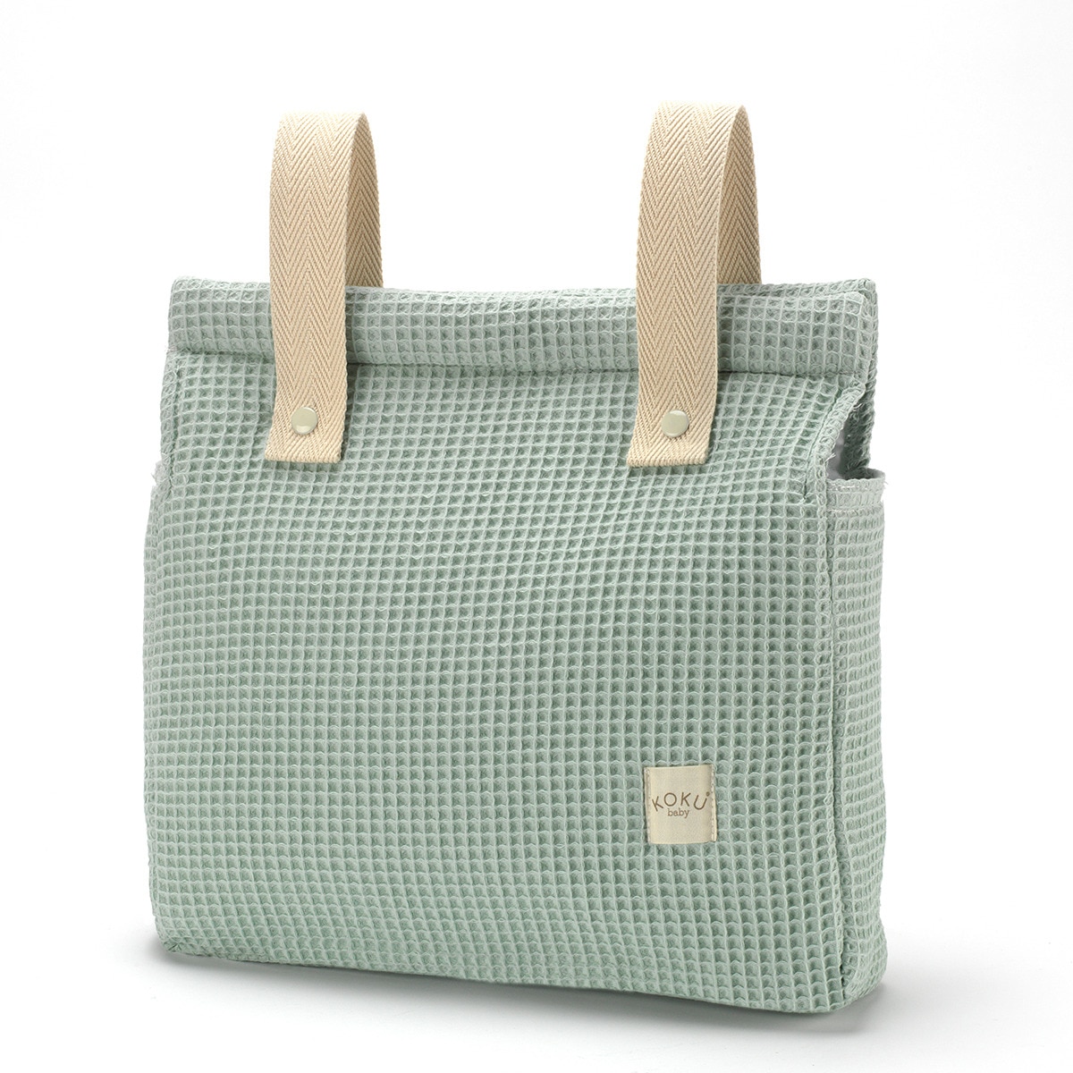 Bolso panera waffle Mint Menta-2
