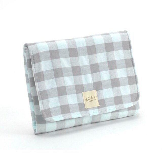 Imagen 0 de Cambiador cuadro vichy Gris / Blanco