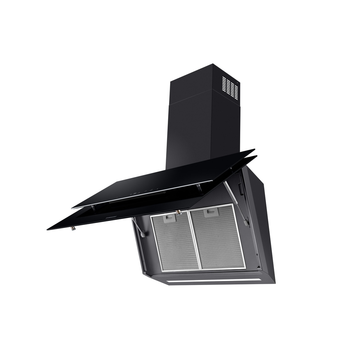 Campana decorativa Samsung 5 velocidades - NK36C9804WB/UR Cristal negro-7