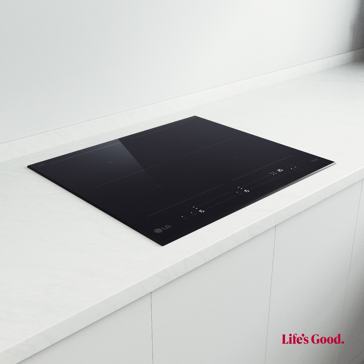 Placa de inducción LG Dual Flex - CBIZ2437B Negro-12
