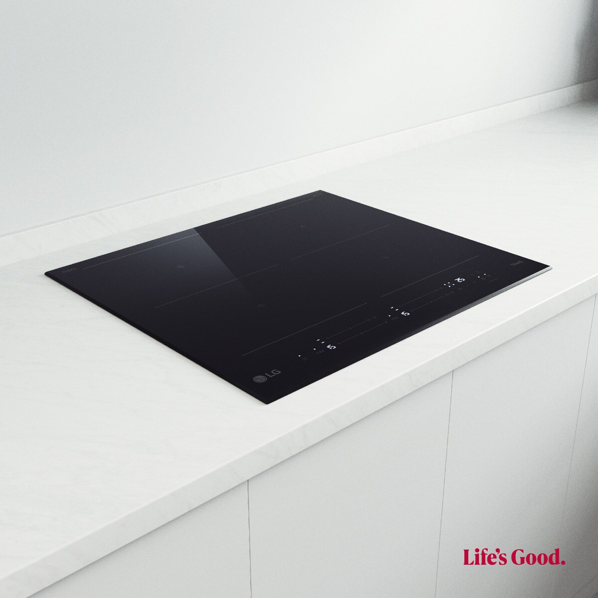 Placa de inducción LG 2 zonas Flex, 59 cm - CBIZ2437B Negro-12