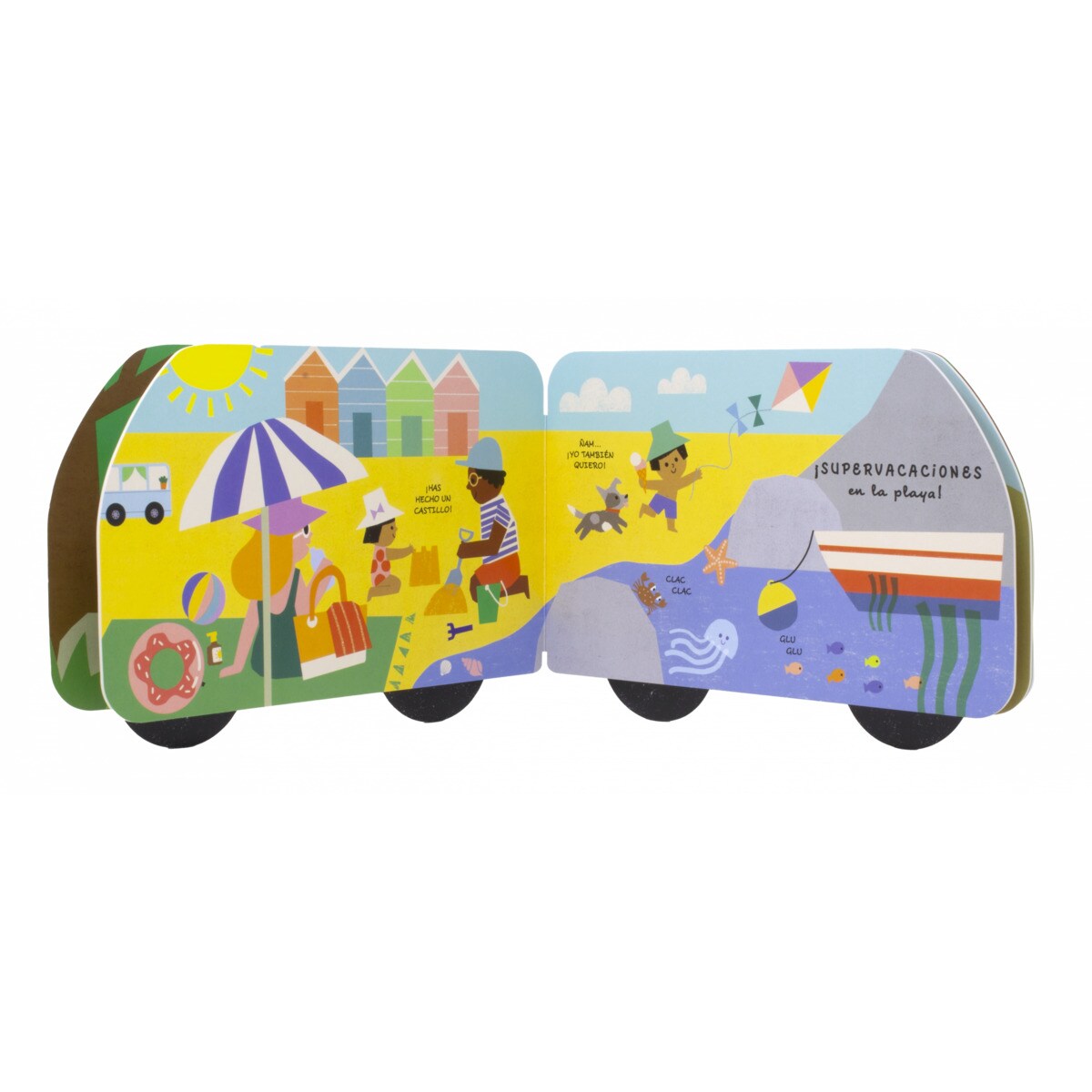 ¡Supervacaciones!: Libro con ruedas 2