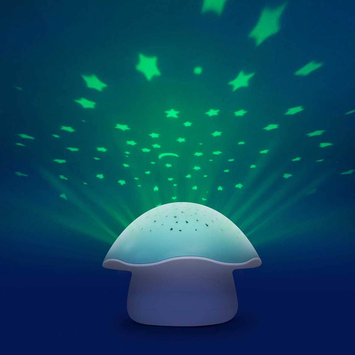 Luz de Presença Cogumelo com Projeção Azul-15