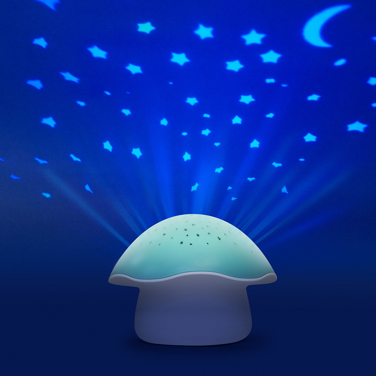 Luz de Presença Cogumelo com Projeção Azul-13