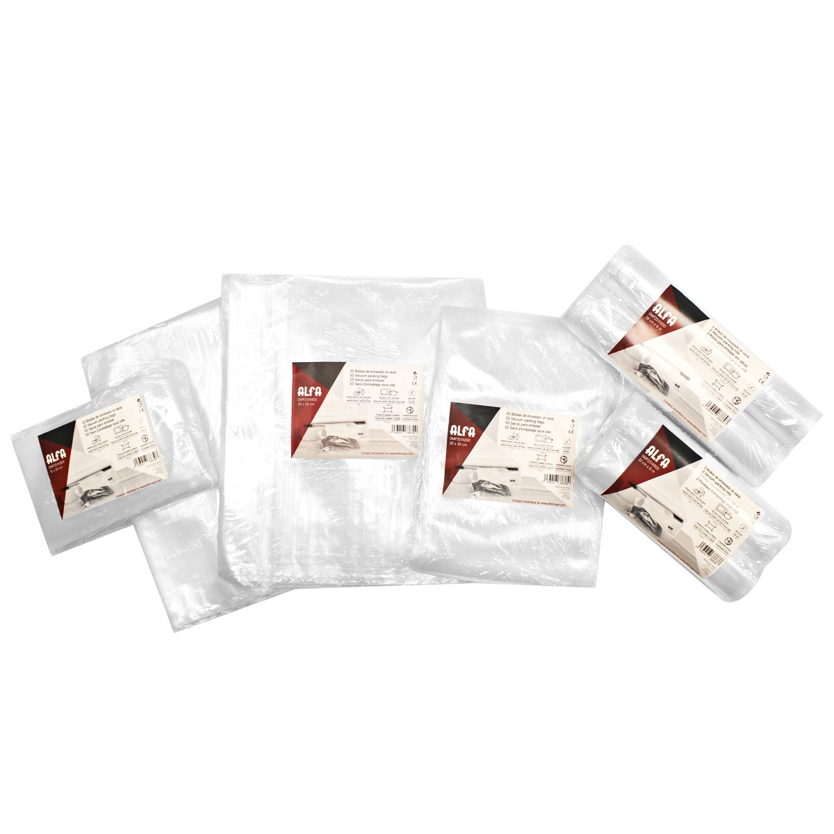 Pack 2 rollos para envasar al vacío Alfa 0MP25150 4