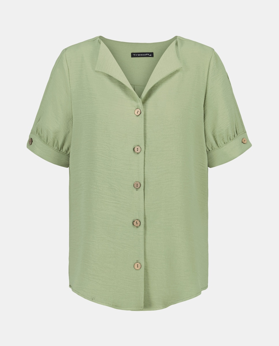 Blusa lisa Verde-4