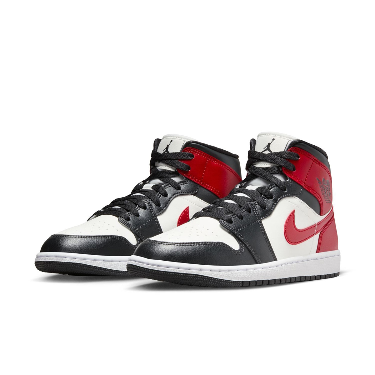 Sapatilhas de Basquetebol de Mulher Air Jordan 1 Mid Branco / Vermelho-2