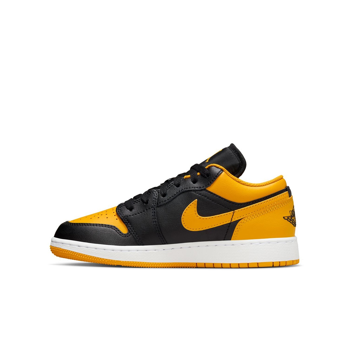 Sapatilhas de Basquetebol de Criança Air Jordan 1 Low Preto / Amarelo-4